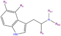 Substituted tryptamine